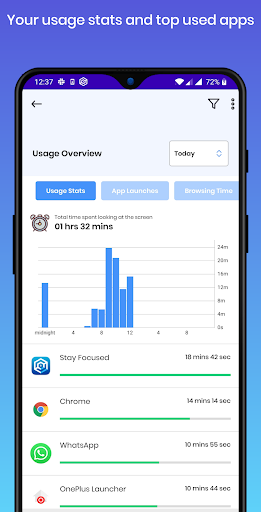 Konzentriert bleiben - App & Website blockieren | Usage Tracker