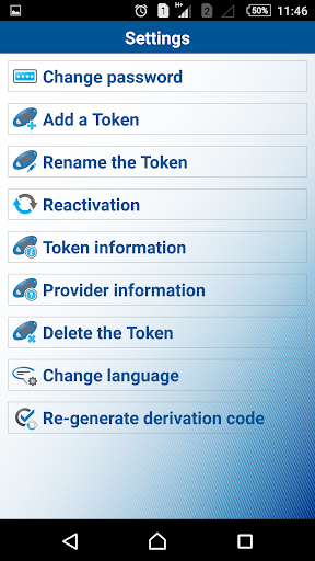Android application MyeBankSecure screenshort