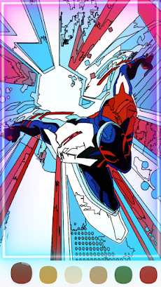 Spider Super Hero Coloring manのおすすめ画像3