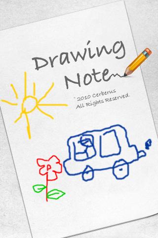 Android application Drawing Note screenshort