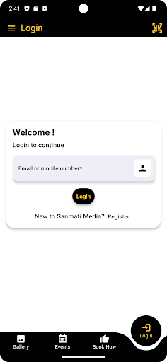 Android application Sanmati Media screenshort