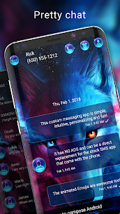 Thema Galaxy Wolf Messenger App Kostenlos 2