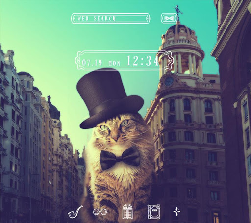 Android application Cat Theme-Feline Gentleman- screenshort