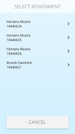 Medarbejder timeregistrering Screen 2