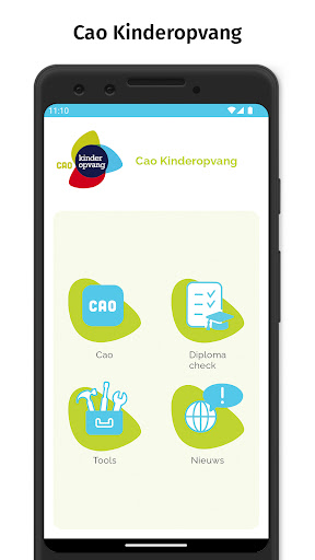 Android application Cao Kinderopvang screenshort