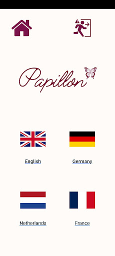 Android application Papillon screenshort