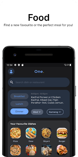 Android application OneStop IITG screenshort