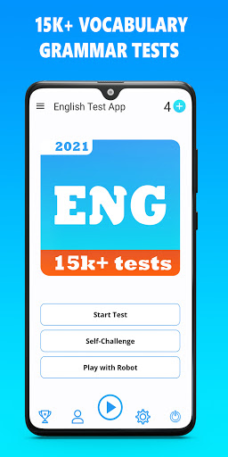 English Test App with Grammar and Vocabulary