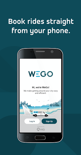 Android application WeGo Powered by Via screenshort