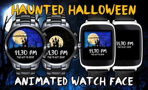 Halloween watch face  Haunted