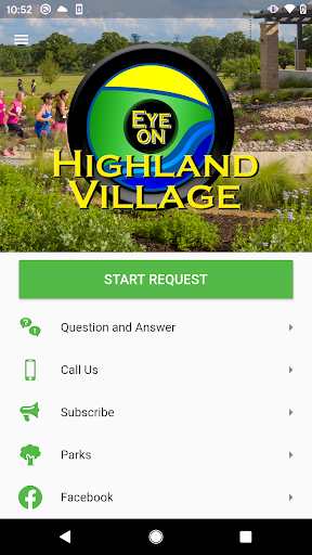 Android application Eye on Highland Village screenshort