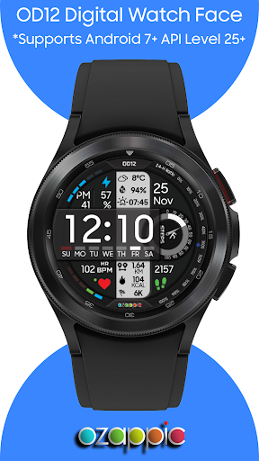 Android application OD12 Digital Watch Face screenshort
