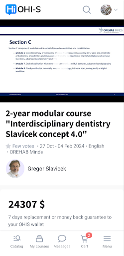 OHI-S Dental Portal Screen 2