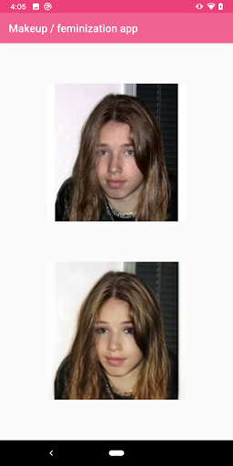 Makeup / feminization app Screen 3