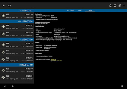 Captura de Pantalla 15 Heavens-Above Pro android