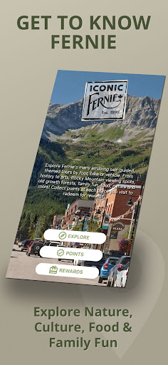 Android application Iconic Fernie, BC screenshort