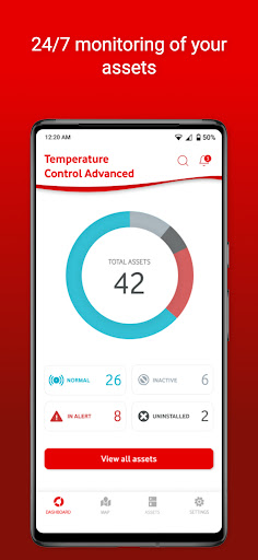 Android application Temperature Control Advanced screenshort
