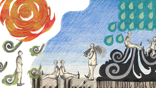 Poetry recitation of Japan