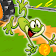 Running frog and friends: Legend of world survival icon
