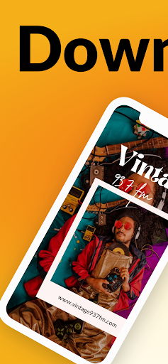 Android application Vintage 93.7 FM Ibadan screenshort