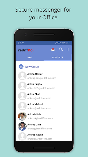 Android application rediffBol Professional screenshort