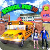 Modern High School Big Bus Driving Simulator icon