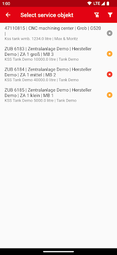 LABUS Service App Screen 2