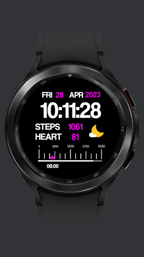 Android application Sleek Sports Watch Face screenshort