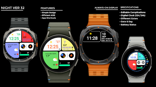 Night ver 32 - watch face screenshot 18