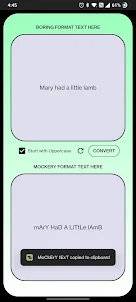 Mockery Text Converter