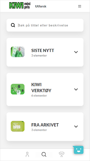 KIWI Ansatt Screen 2