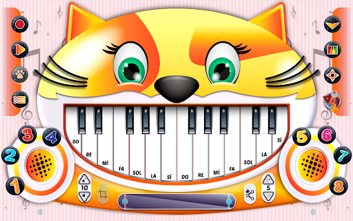 Android application Meow Music - Sound Cat Piano screenshort