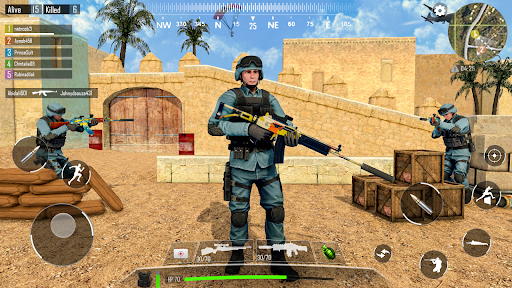 Android application Army Gun Shooting Games FPS screenshort