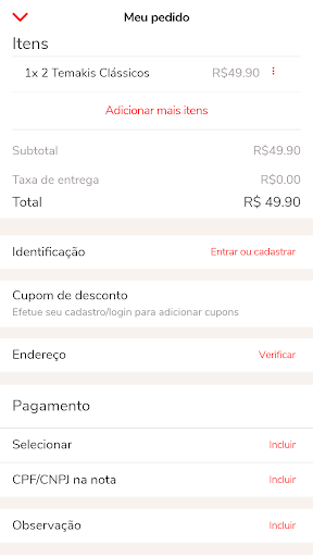 Recruta Sushi Screen 3
