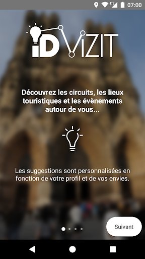 Android application IDVizit screenshort
