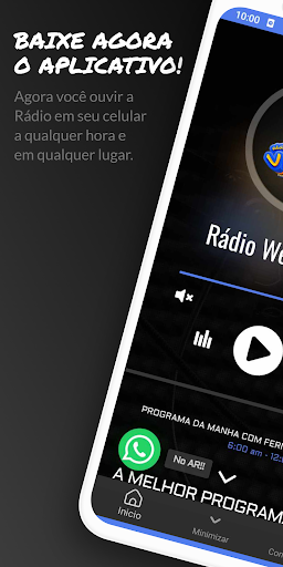 Android application Rádio Web Vitória screenshort