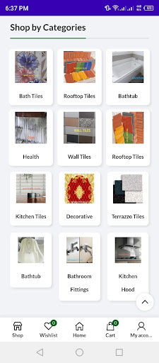 Android application Tileshut screenshort