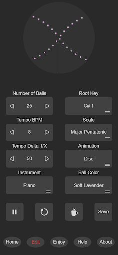 Pendulum Music Pro Screen 2