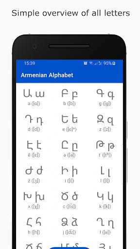 Android application Armenian Alphabet - Learn lett screenshort