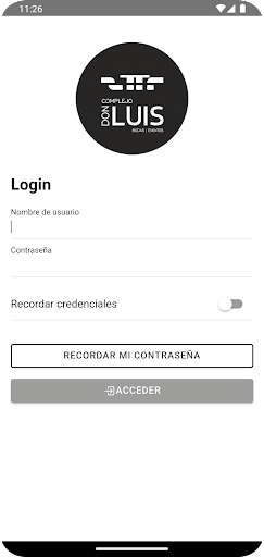 Android application Control Salones Don Luis screenshort