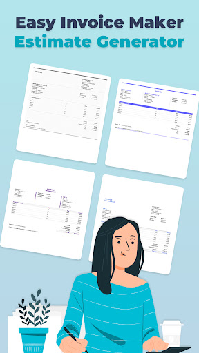 Android application Easy Invoice - Estimate Maker screenshort