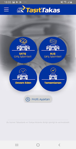 Taşıt Takas Screen 2