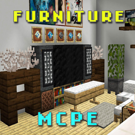 MCPE Furnicraft 3D logo