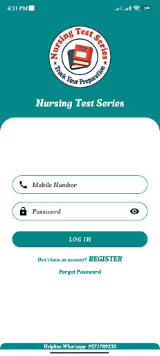 Android application Nursing Test Series screenshort