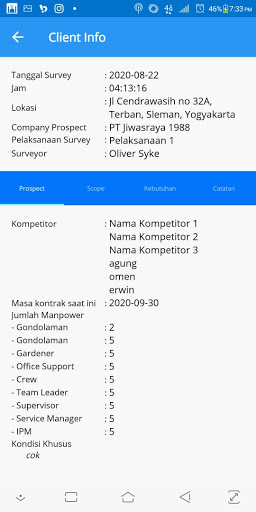 Android application ARCO - Marketing screenshort