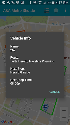 A&A Metro Shuttle Screen 2