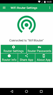 WiFi Router Settings Screenshot