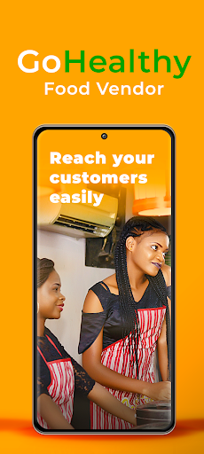 Android application GoHealthy Food Vendor screenshort