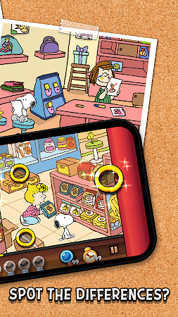 Game screenshot Snoopy Spot the Difference hack