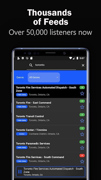 Imágen 2 Canada Police Scanner Radio Pro android